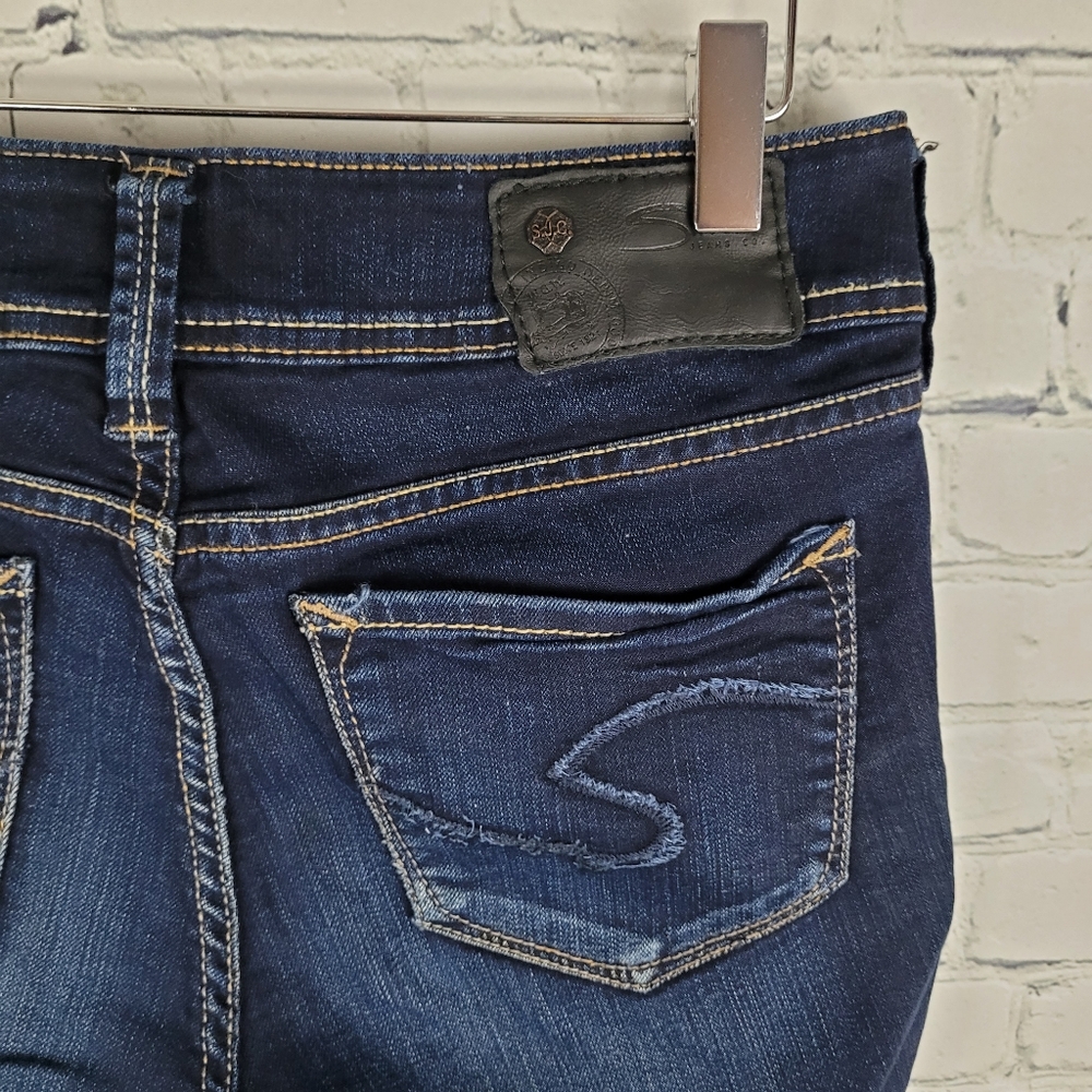 SILVER | Suki skinny stretch dark wash jeans